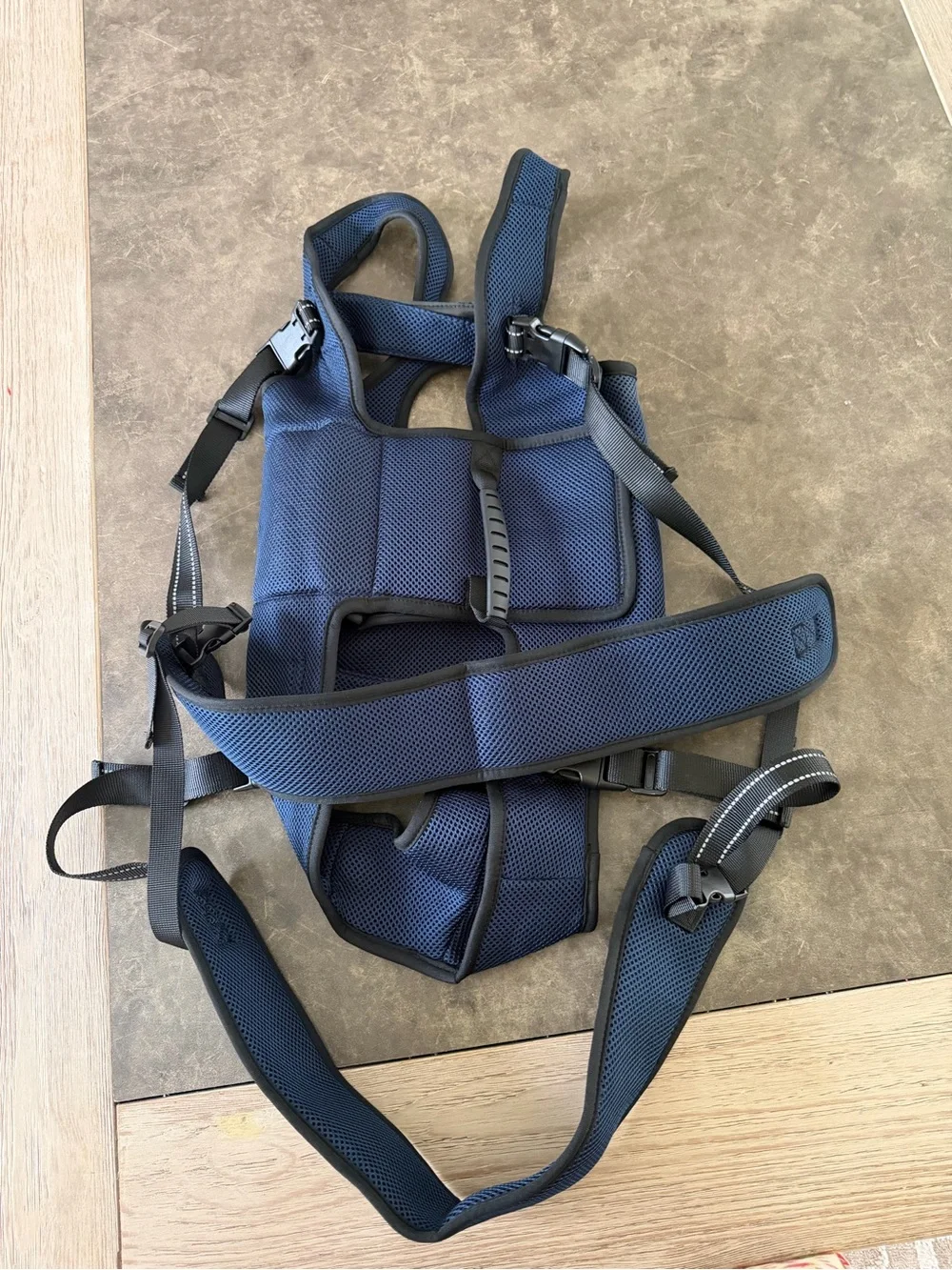 Dog Lift Harness, Navy, XL (35-55 lbs), Full Body Sling Carrier, Adjustable Stra